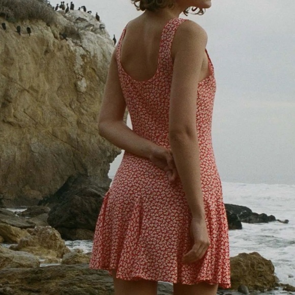 PORTO DRESS -- ORANGE HILLSIDE BLOOM XL - Picture 2 of 4